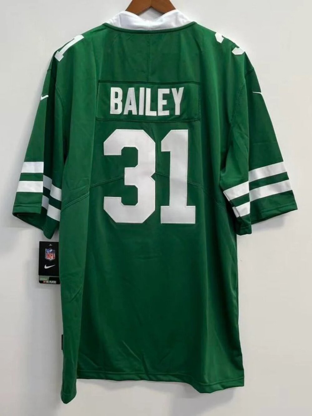 David Bailey Green Vapor Stitched Jersey